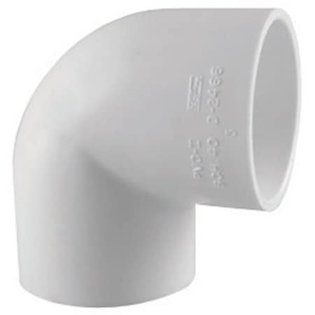 Charlotte Pipe And Foundry PVC023010600 0.5 in. SLXFPT Schedule 40 PVC 90 deg Elbow, 25PK 8672149